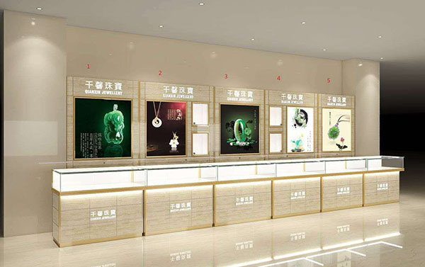 珠寶展柜,玻璃珠寶展示柜臺(tái),定制珠寶展示柜