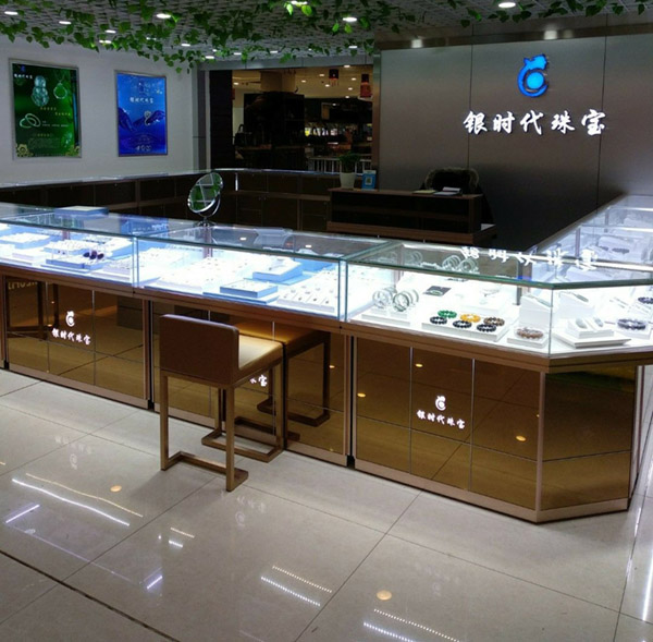 商場(chǎng)玻璃柜臺(tái),珠寶展示柜,商場(chǎng)珠寶展柜